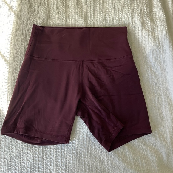 lululemon athletica Pants - Luluemon Maroon Bike Shorts